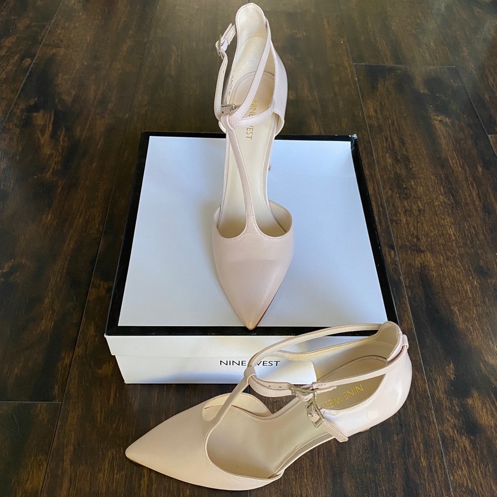 Nine West Tazmino Nude Heels